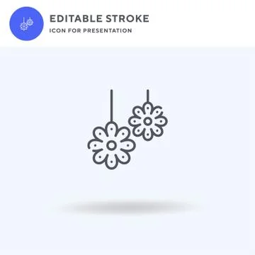 Garlands icon vector, filled flat sign, solid pictogram isolated on white, logo Stockillustratie
