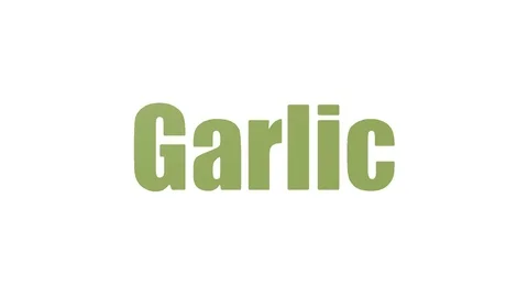 Garlic Animated Tag Cloud On White Background Stock Footage 103095808