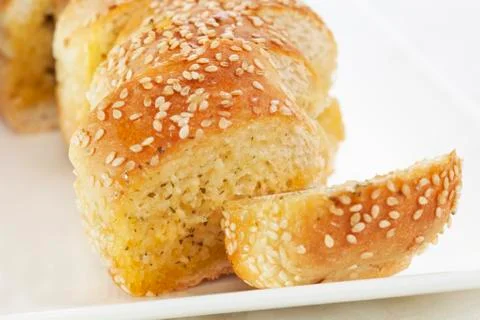 Garlic bread Stock Photos