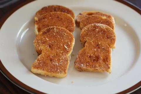 Garlic bread Stock Photos