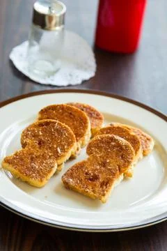 Garlic bread Stock Photos