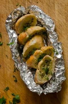 Garlic bread Stock Photos