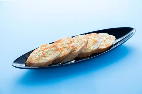 Garlic bread Stock Photos