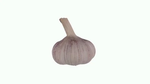 Garlic bulb 3D rendering showcasing details and textures Stock Footage 303859685