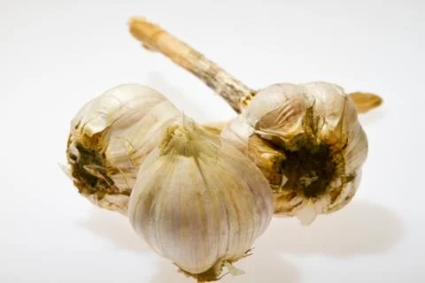 Garlic bulb isolated Stock Photos