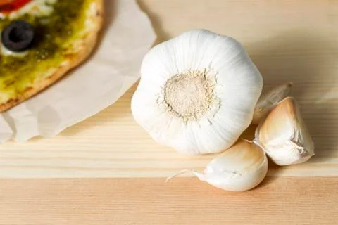 Garlic bulb Stock Photos