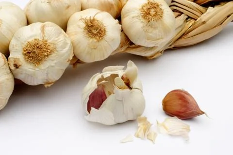 Garlic Bulbs Stock Photos