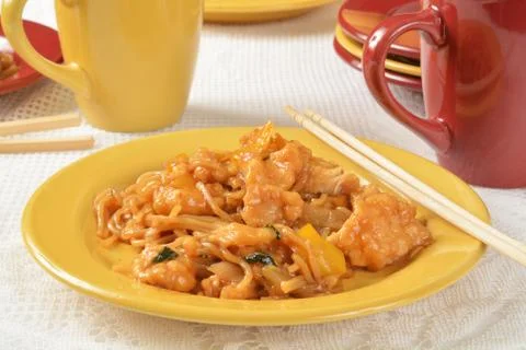 Garlic chicken Stock Photos
