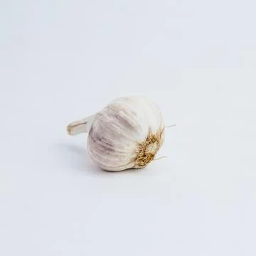 GARLIC CLOSE UP Stock Photos