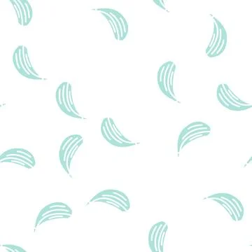 Garlic clove glyph vector seamless pattern Illustrazione stock