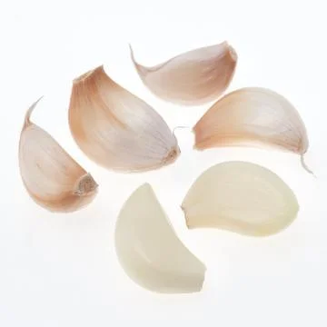 Garlic cloves Stock Photos