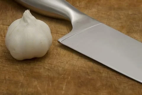 Garlic cloves Stock Photos