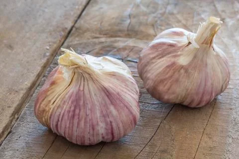 Garlic cloves Stock Photos