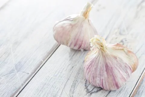 Garlic cloves Stock Photos