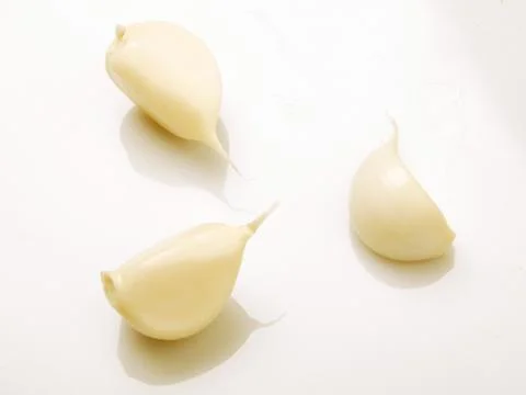 Garlic cloves Stock Photos