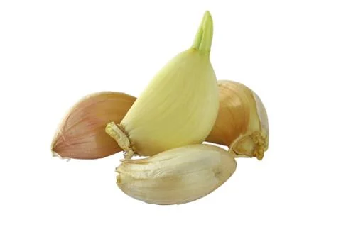 Garlic cloves Stock Photos