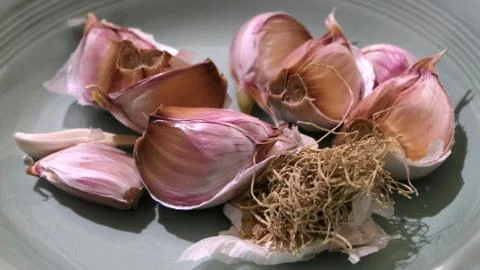 Garlic Cloves Stock-Fotos