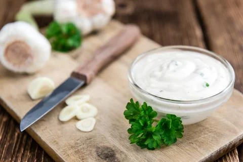 Garlic Dip Stock Photos