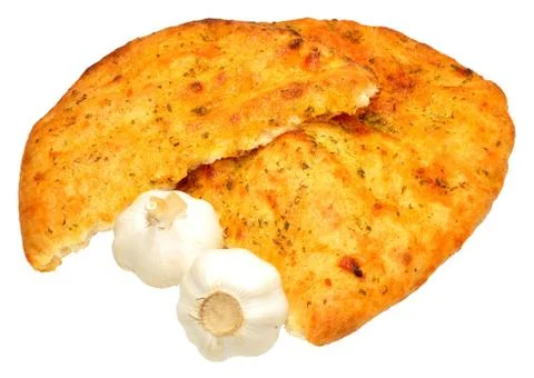 Garlic Flatbread Stock Photos