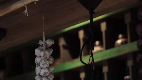 Garlic in the interior Stock Footage 73661985