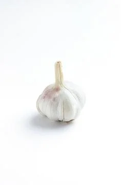 Garlic isolate. Garlic on white background Stock-Fotos