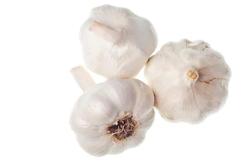 Garlic isolated Foto stock