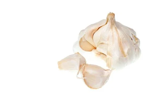 Garlic isolated Stock Photos