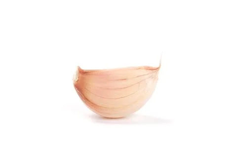 Garlic isolated on white background Stock Photos