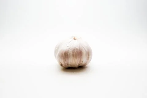 Garlic isolated on white background Stock Photos