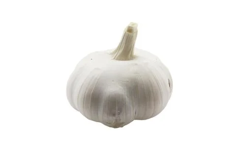 Garlic isolated on white background Stock Photos