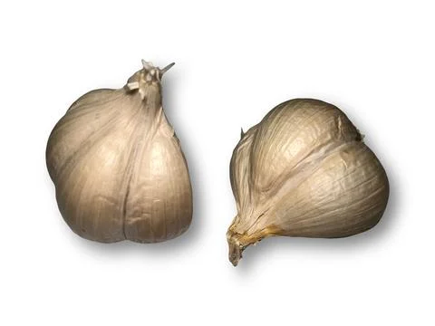 Garlic, isolated on white background. Stock-Fotos