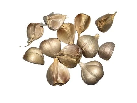Garlic, isolated on white background. Stock Photos