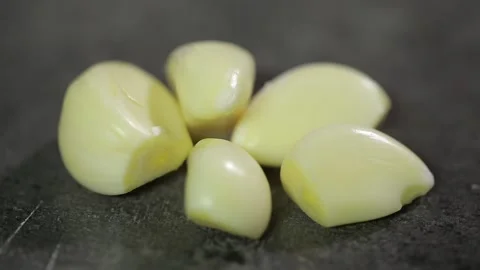 The Garlic macro Stock Footage 139342489