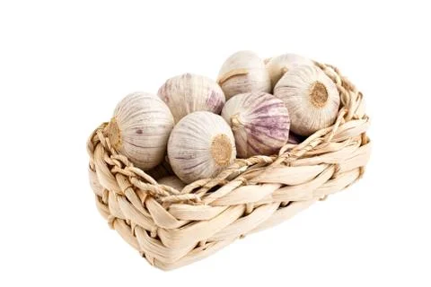 Garlic. Foto stock