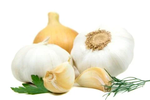 Garlic Foto stock