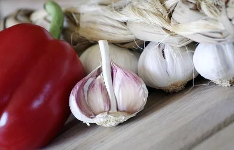 Garlic Stockfoto's