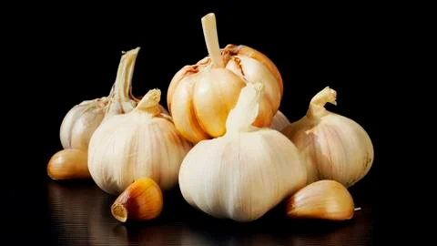 The Garlic. Stock-Fotos
