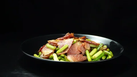 Garlic pork Stock Footage 111646071