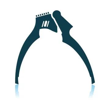 Garlic Press Icon Stock Illustration