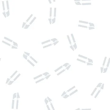Garlic press kitchen glyph vector seamless pattern Illustrazione stock