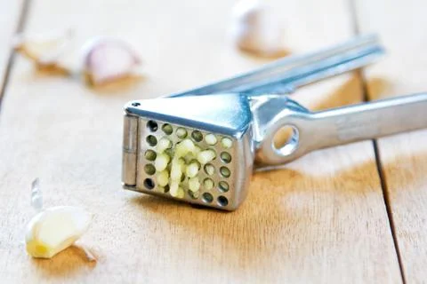 Garlic press Stock Photos