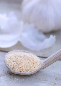 Garlic salt Stock Photos