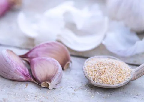 Garlic salt Stock Photos
