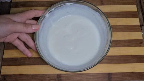 Garlic sauce Stock Footage 157396757