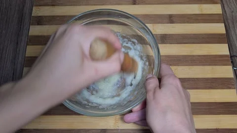 Garlic Sauce Mixing Stock Footage 157396658