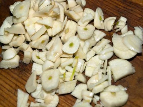 Garlic on table Фото