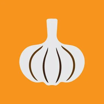 Garlic vector art design Ilustración de archivo