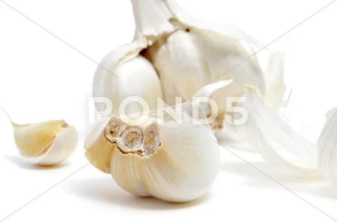 Garlics Stock Photos