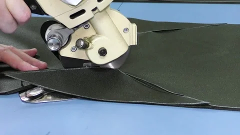 Garment factory. The process of tailoring Stock Footage 281509307