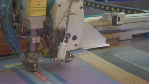 Garment laser technology Stock Footage 149087382
